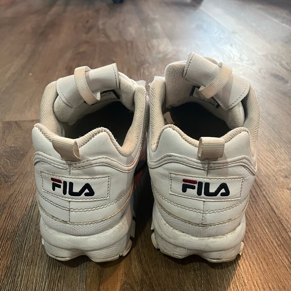 FILA Mens Disruptor II Lace up Sneakers White size 10 Mens !! - Picture 5 of 5